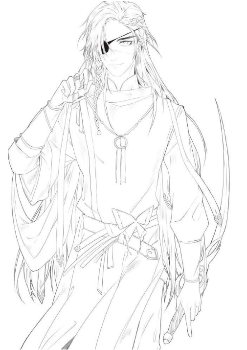 手繪動漫人物線稿，一筆一畫的自信與成就之路